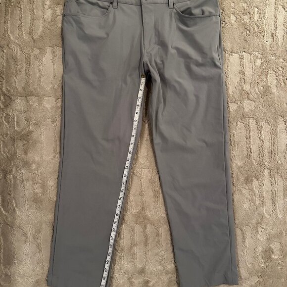 Lululemon ABC Classic-Fit 5 Pocket Pant 32L Warpstreme (hemmed; see description) - Picture 6 of 7